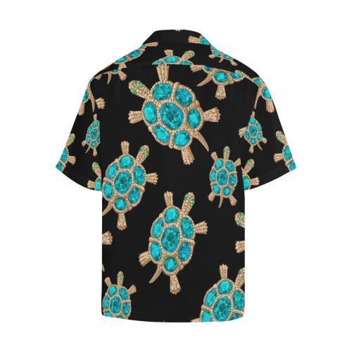 Sea Turtle Turquoise Diamond Hawaiian Shirt