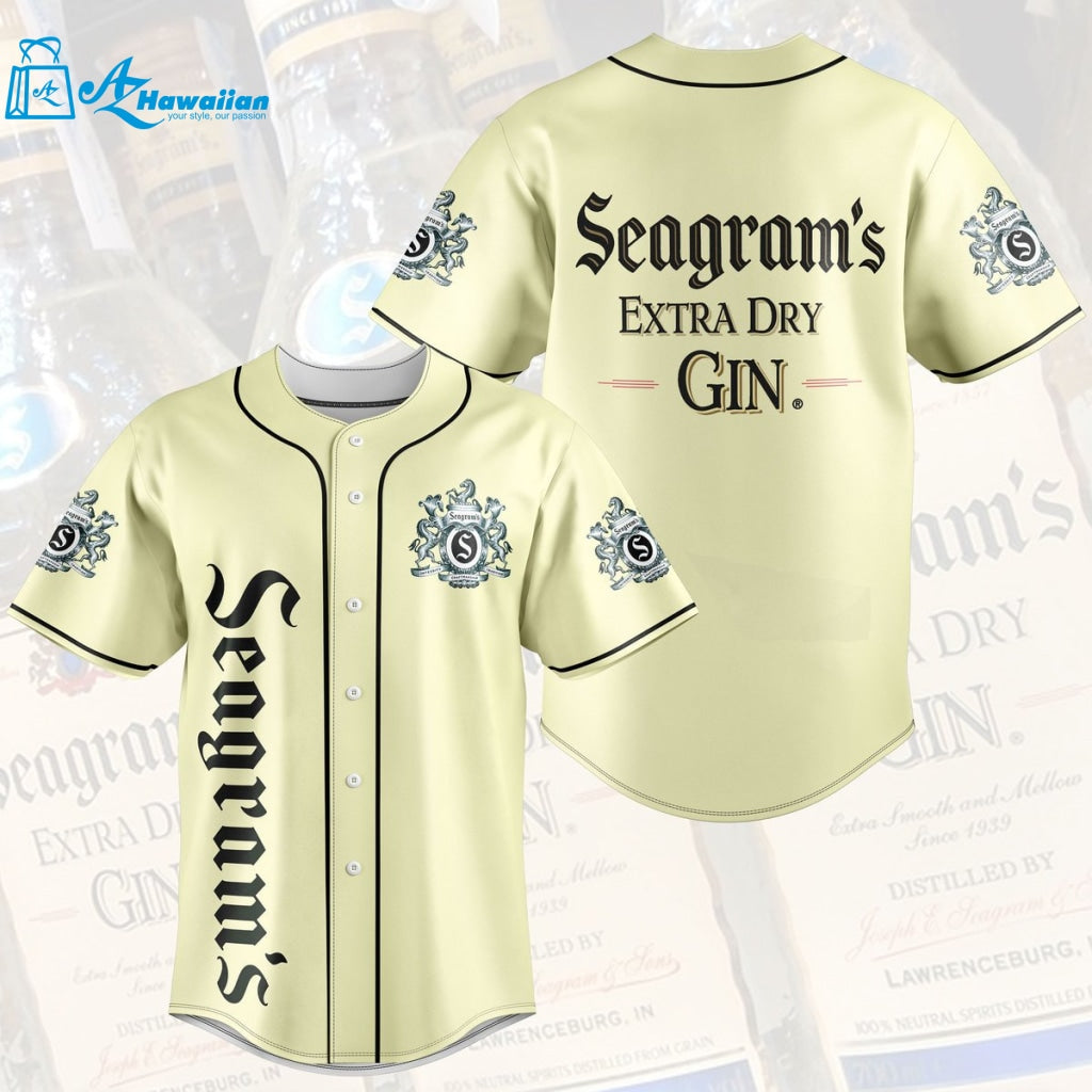 Seagram's Extra Dry Gin Baseball Jersey 