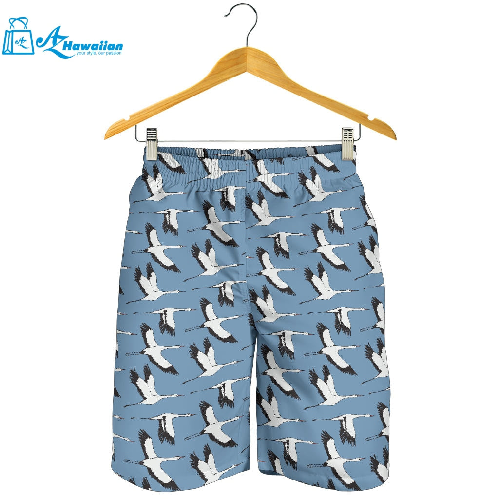 Seagull Pattern Print Design 04 Men Shorts