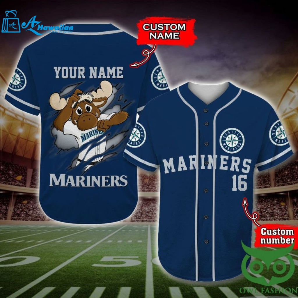 Seattle Mariners Baseball Jersey Personalized Gift, Custom Name Number