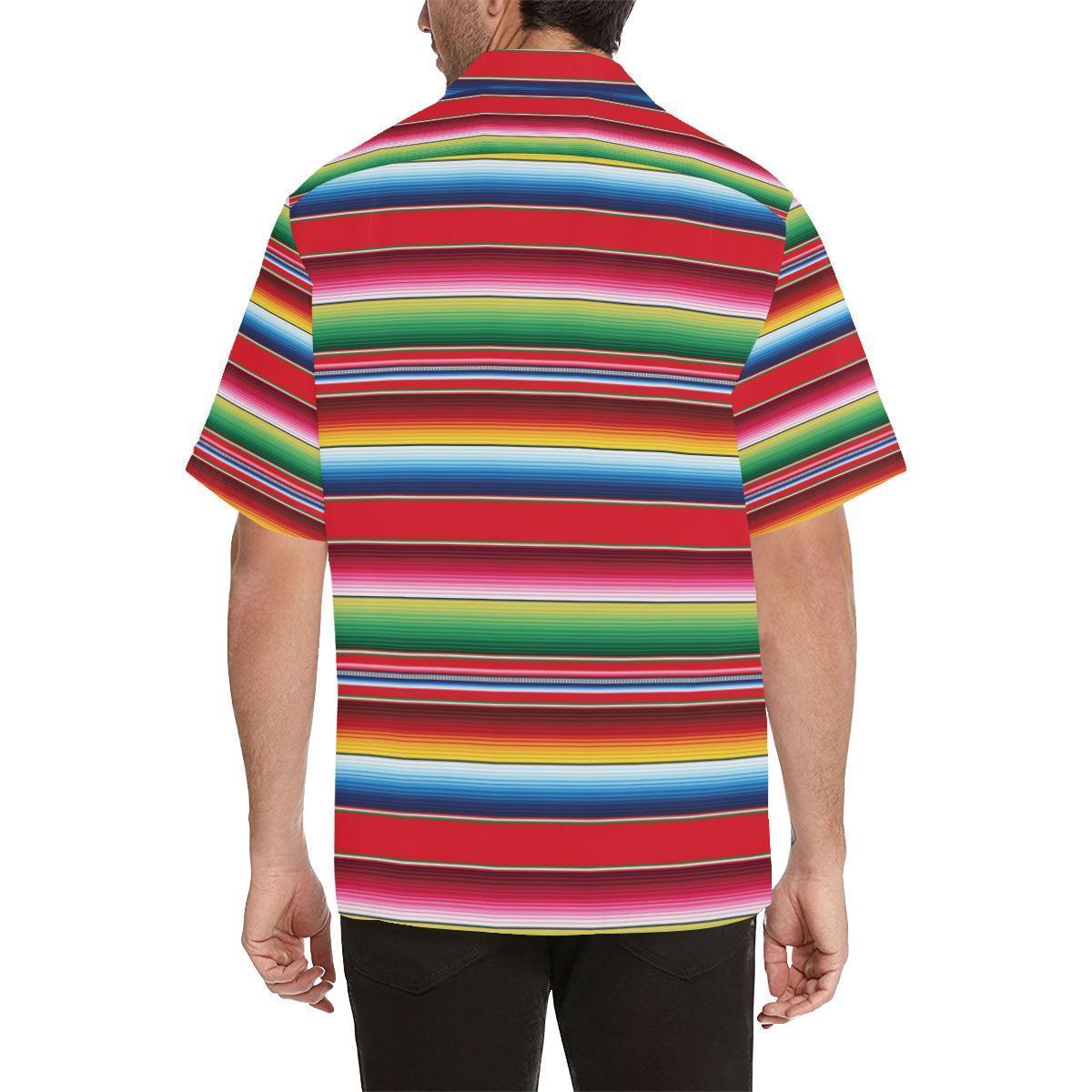 Serape Pattern Hawaiian Shirt