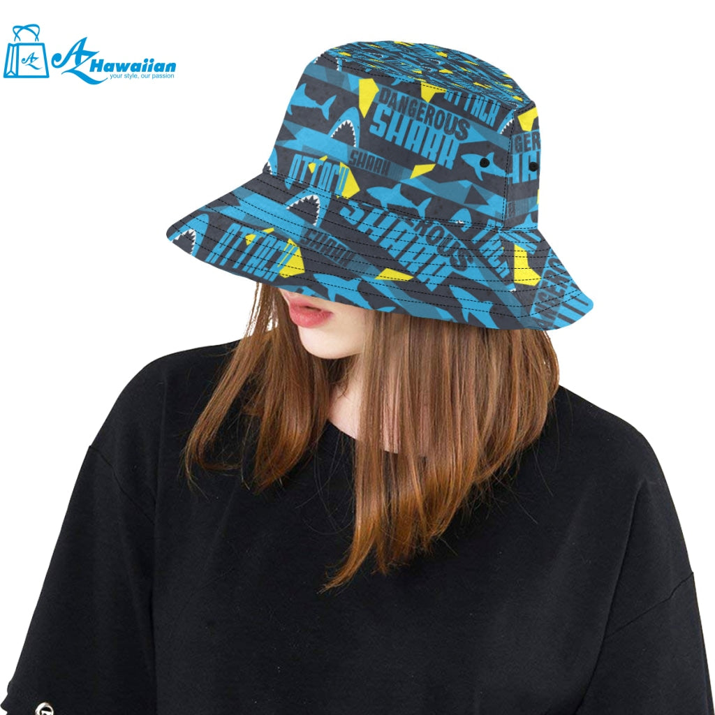 Shark dangerous Unisex Bucket Hat