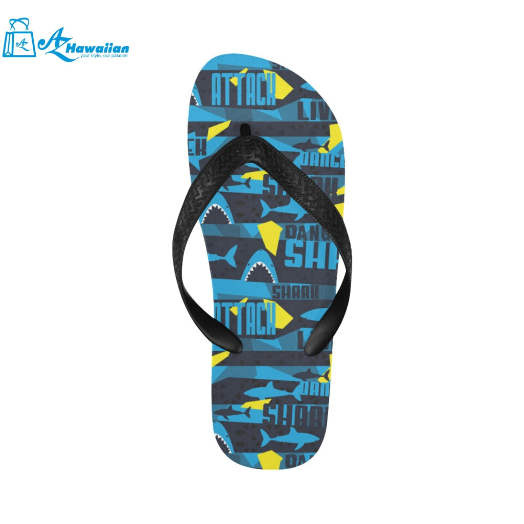 Shark dangerous Unisex Flip Flops