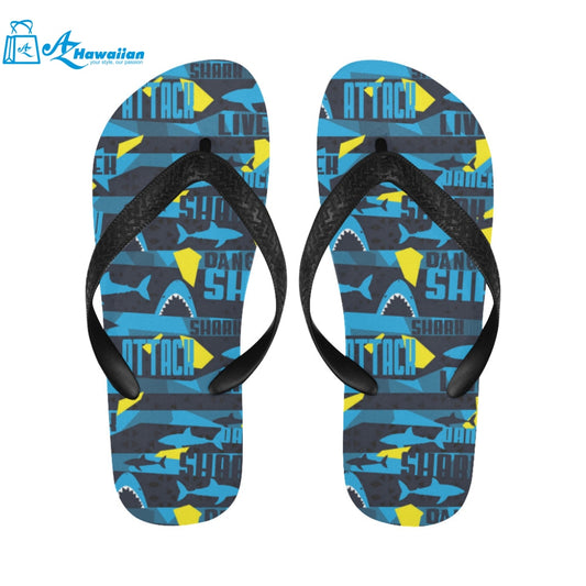 Shark dangerous Unisex Flip Flops