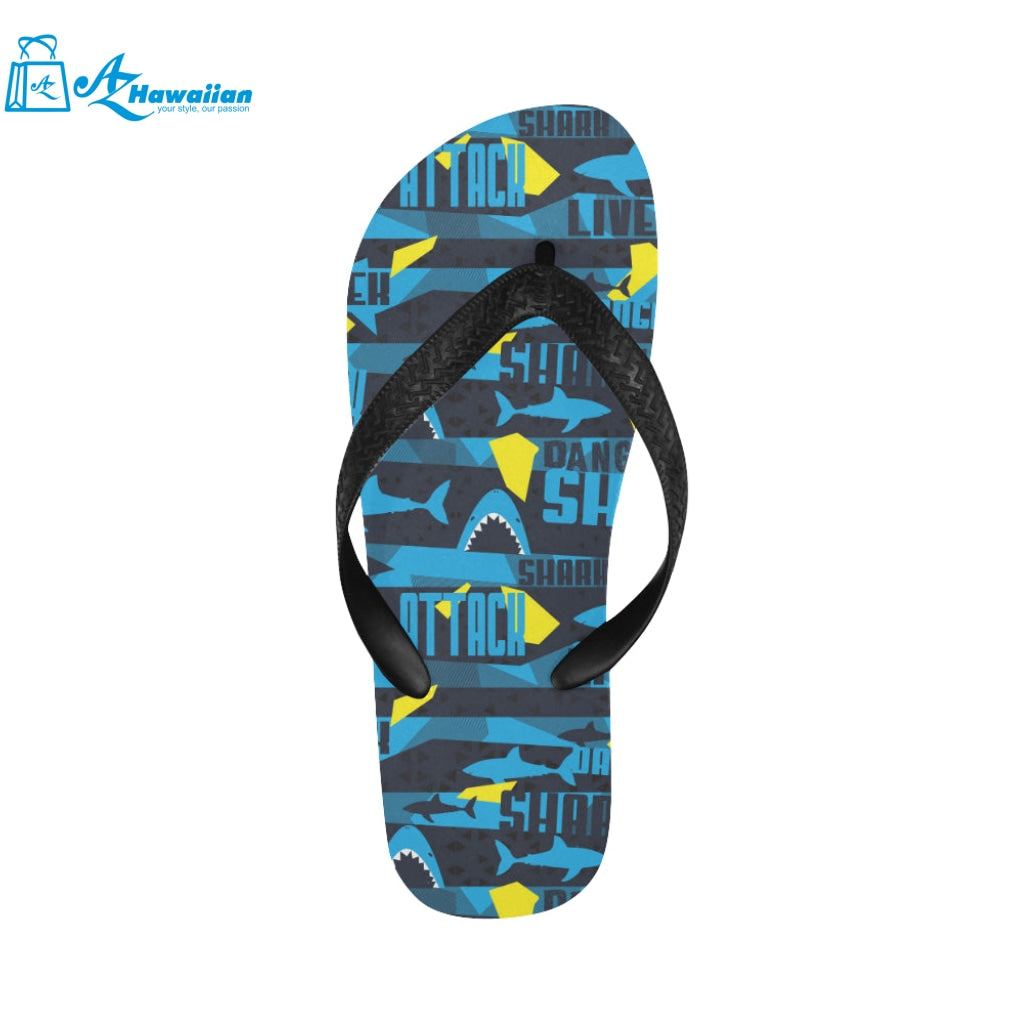 Shark dangerous Unisex Flip Flops