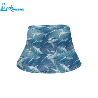 Shark hand drawn Unisex Bucket Hat