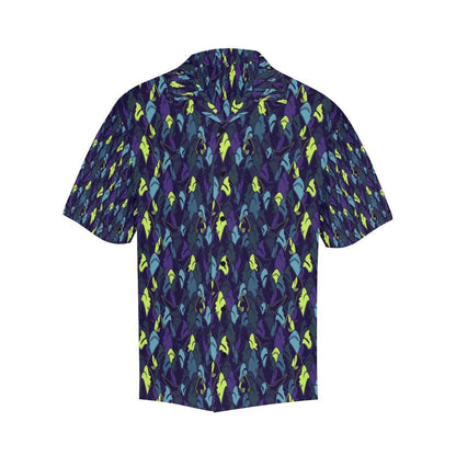 Shark Neon Color Print Hawaiian Shirt