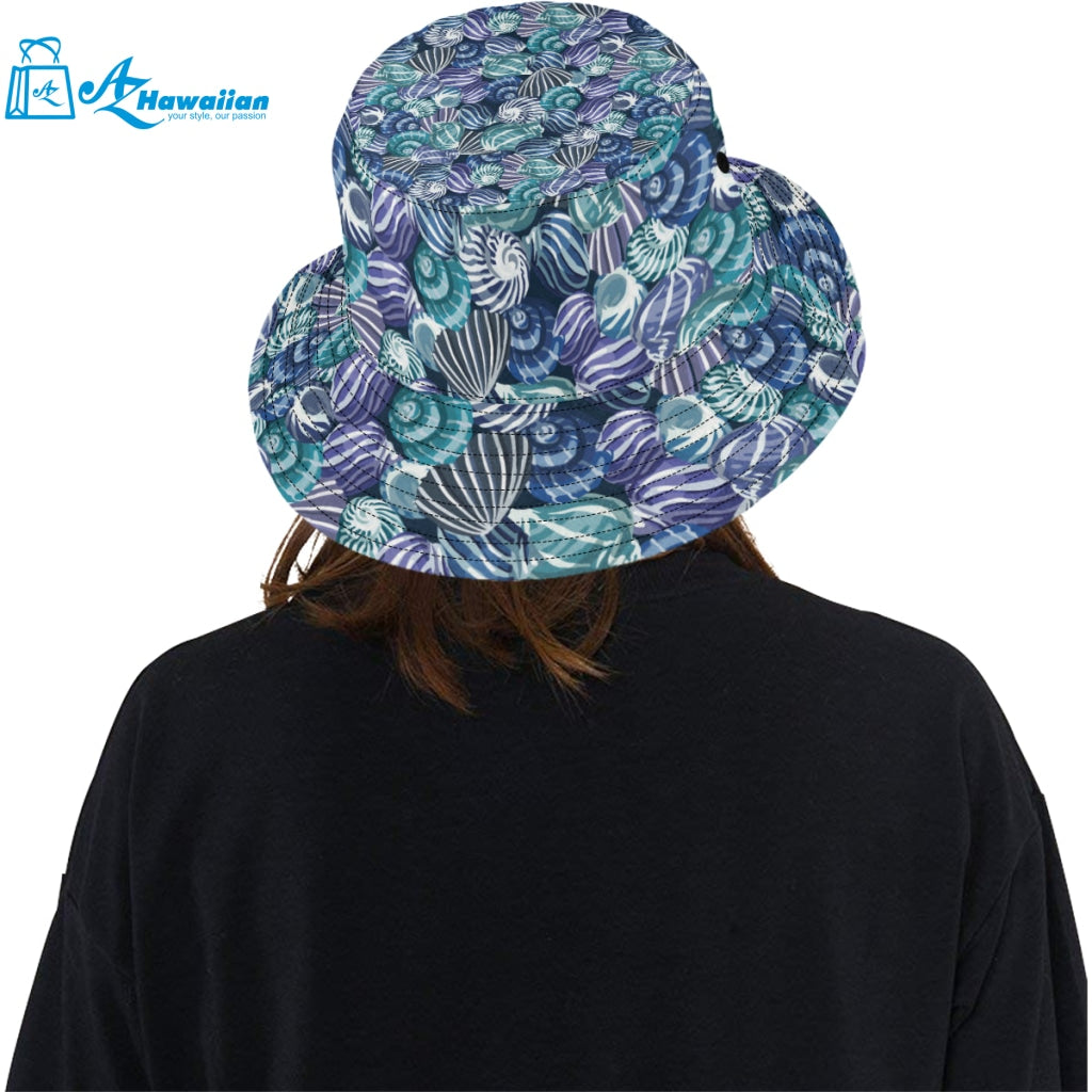 Shell design pattern Unisex Bucket Hat