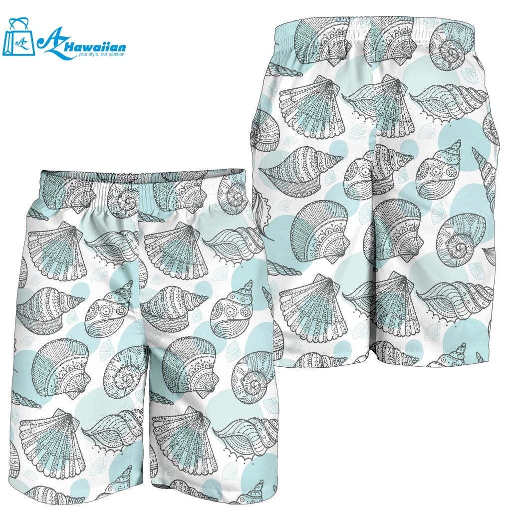 Shell Polynesian Tribal Men Shorts