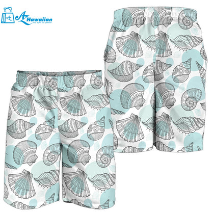 Shell Polynesian Tribal Men Shorts