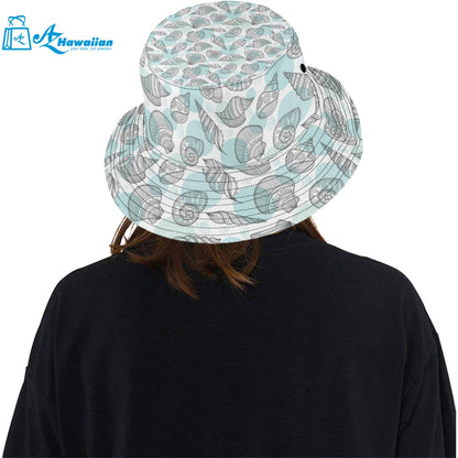 Shell polynesian tribal Unisex Bucket Hat