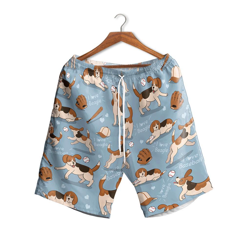 Beagle And Baseball - Hawaiian Shirt