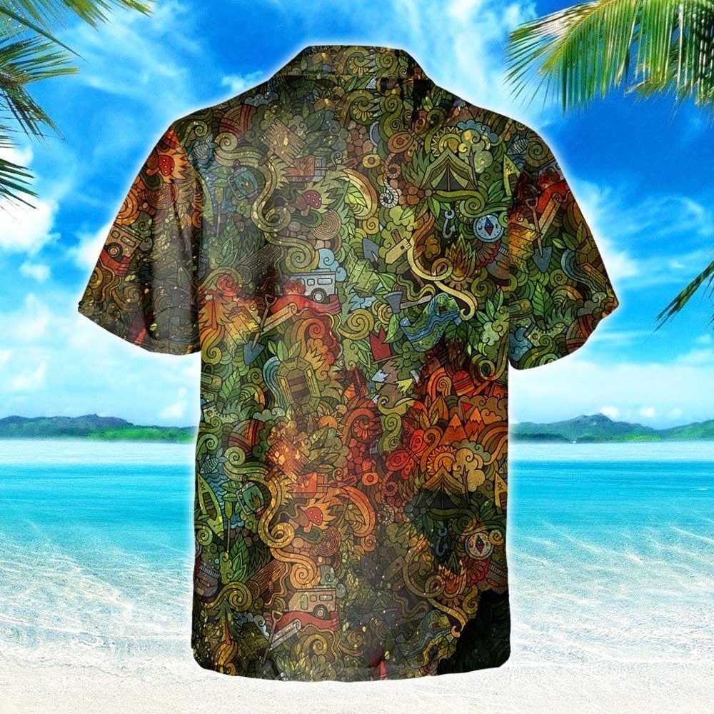 And Into The Forest I Go Camping Hawaiian Shirt Thh3165Hwv1