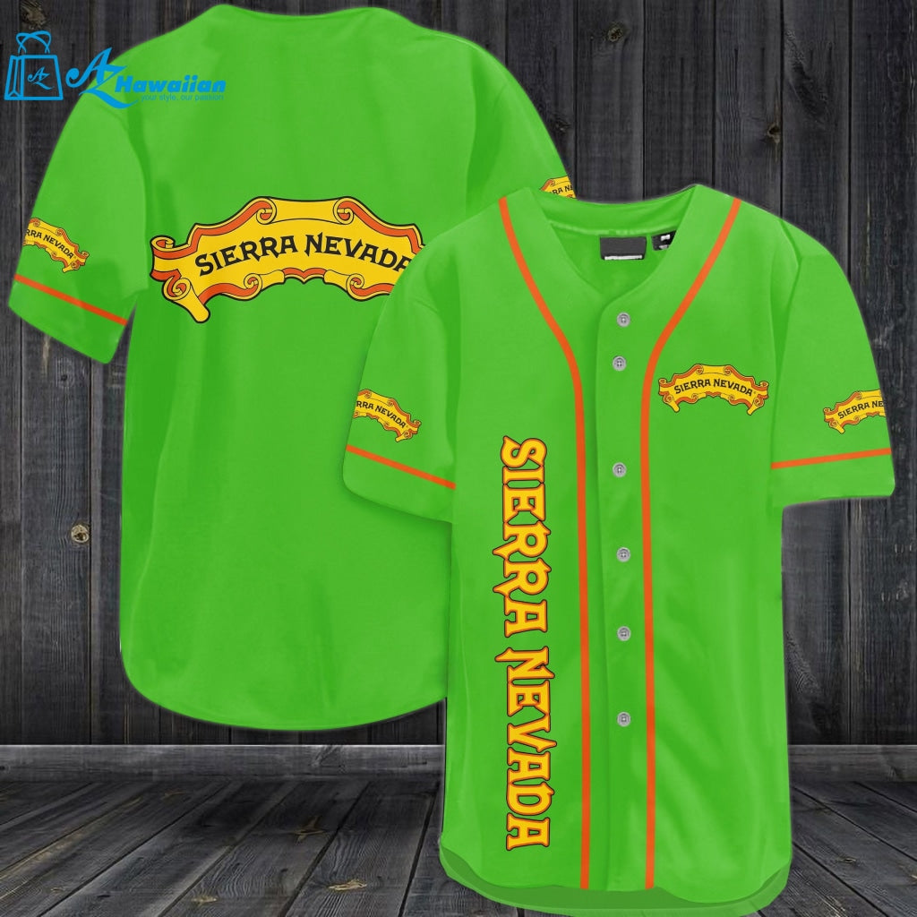 Sierra Nevada Beer Baseball Jersey 