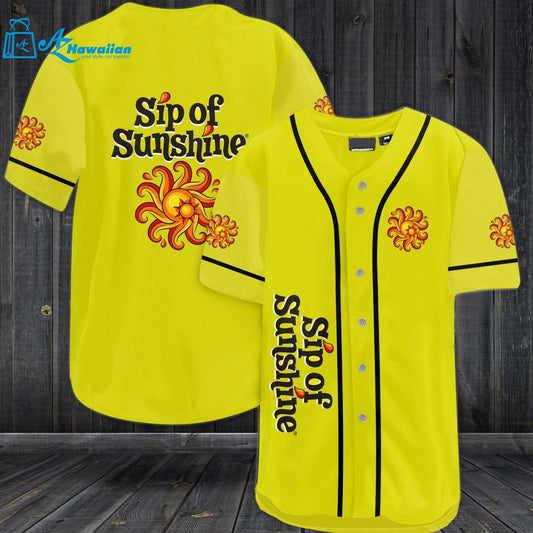 Sip Of Sunshine Beer Baseball Jersey 