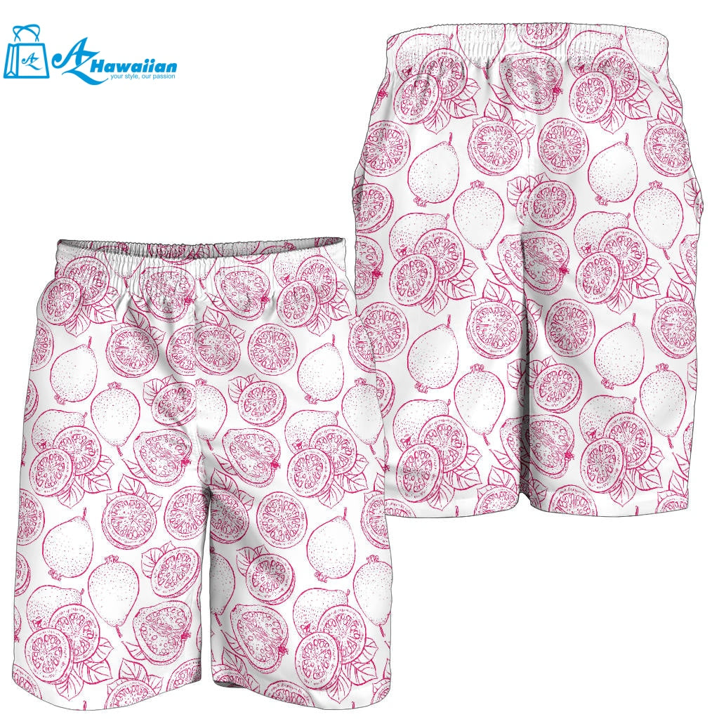 Sketch Guava Pattern Men Shorts