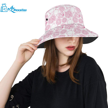 Sketch guava pattern Unisex Bucket Hat