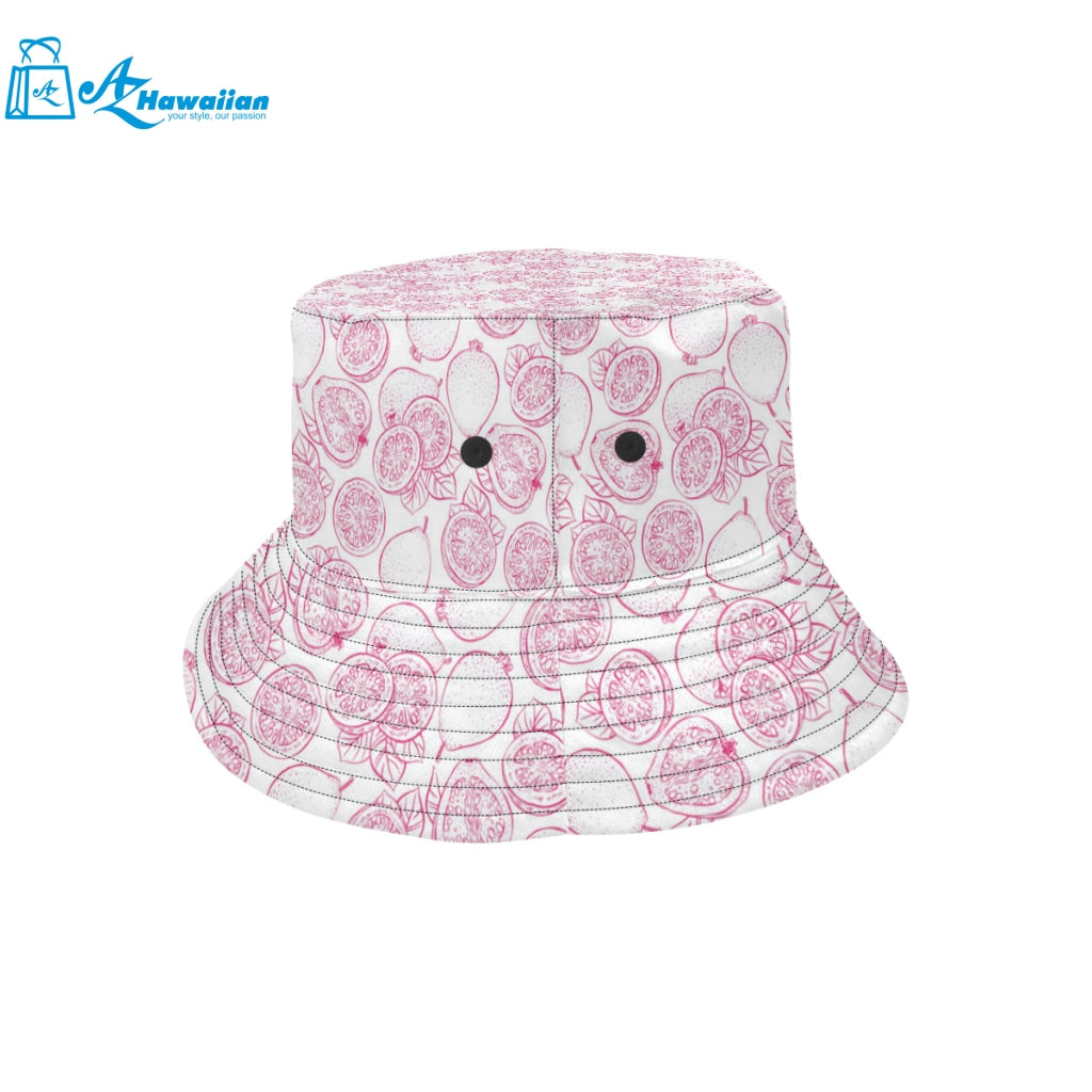 Sketch guava pattern Unisex Bucket Hat