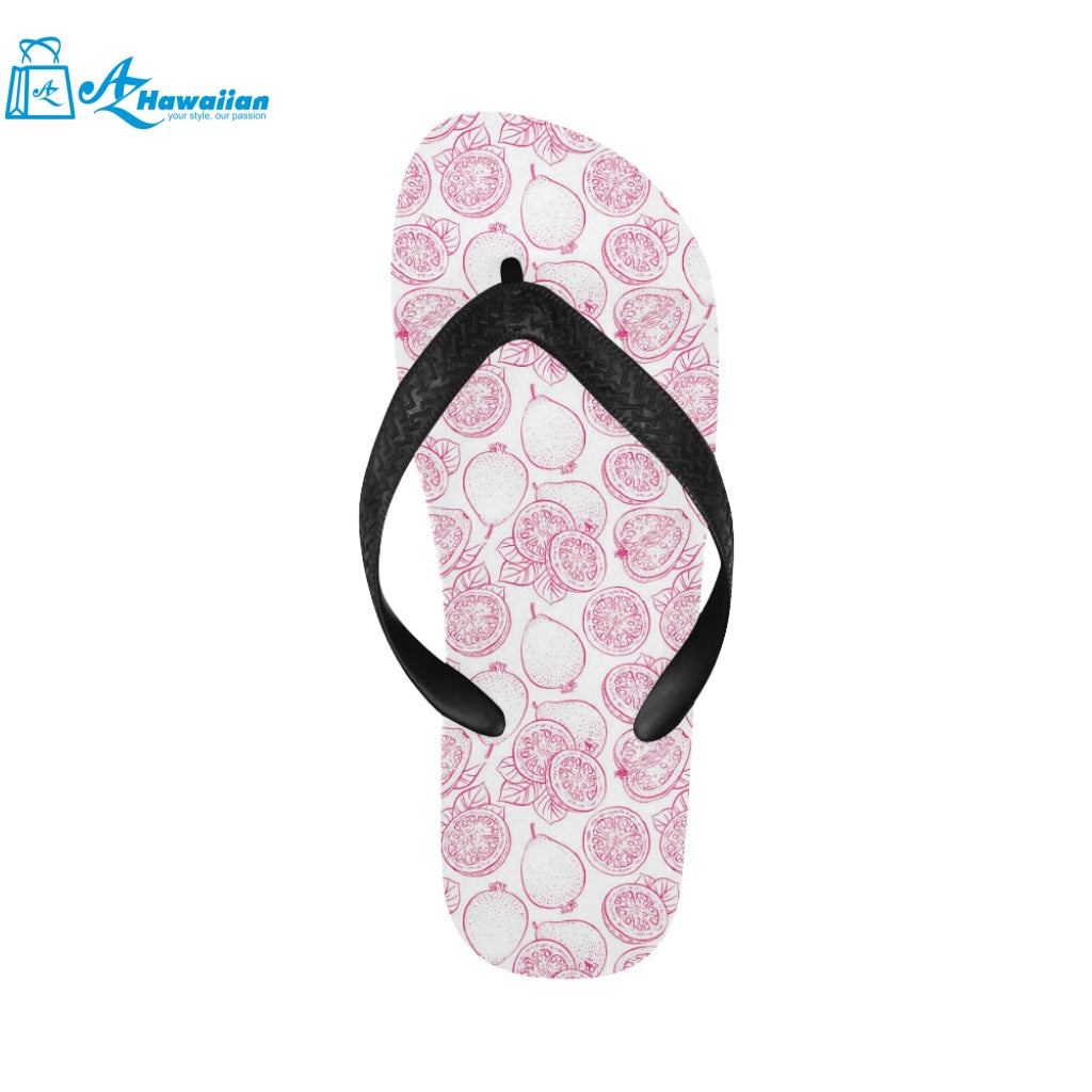 Sketch guava pattern Unisex Flip Flops