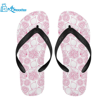 Sketch guava pattern Unisex Flip Flops