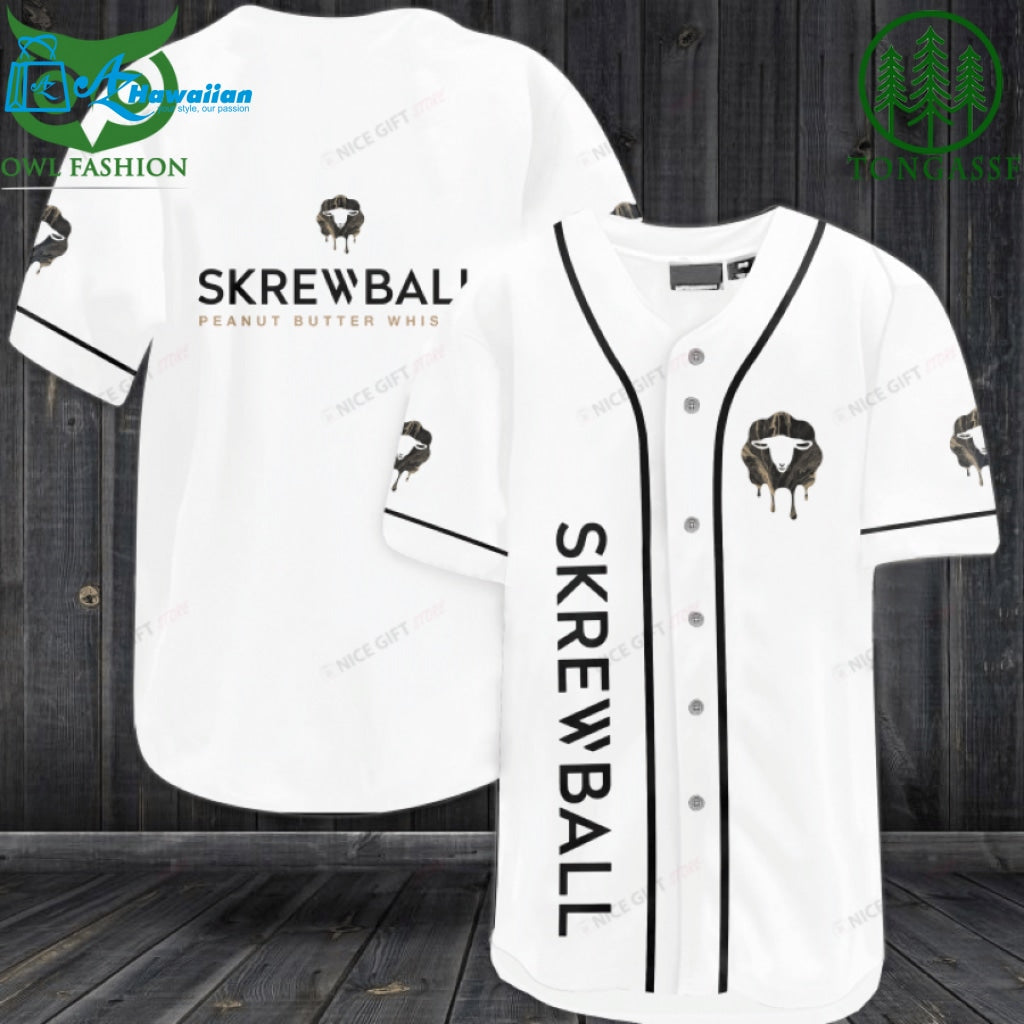 Skrewball Baseball Jersey Shirt