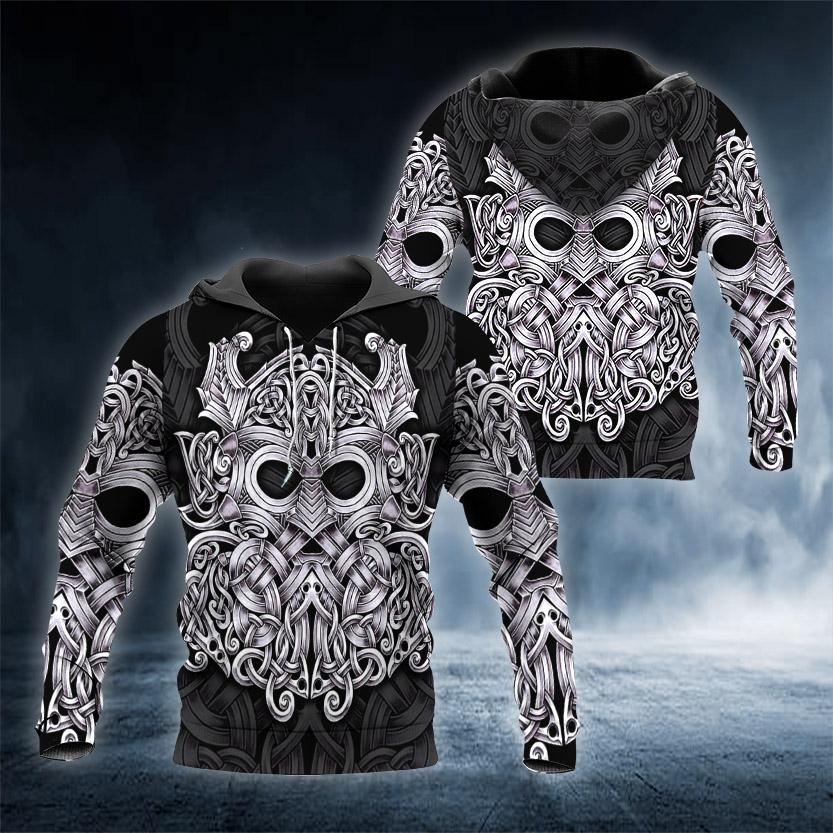 Viking King 3D All Over Printed US Unisex Size Hoodies