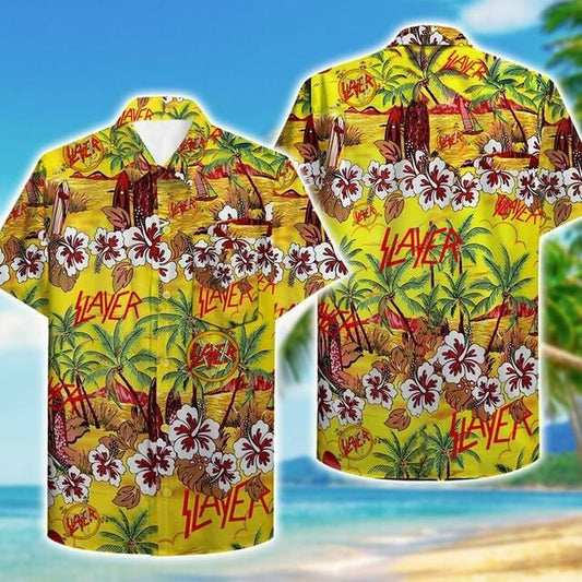 Slayer Hawaiian II Graphic Print Short Sleeve 