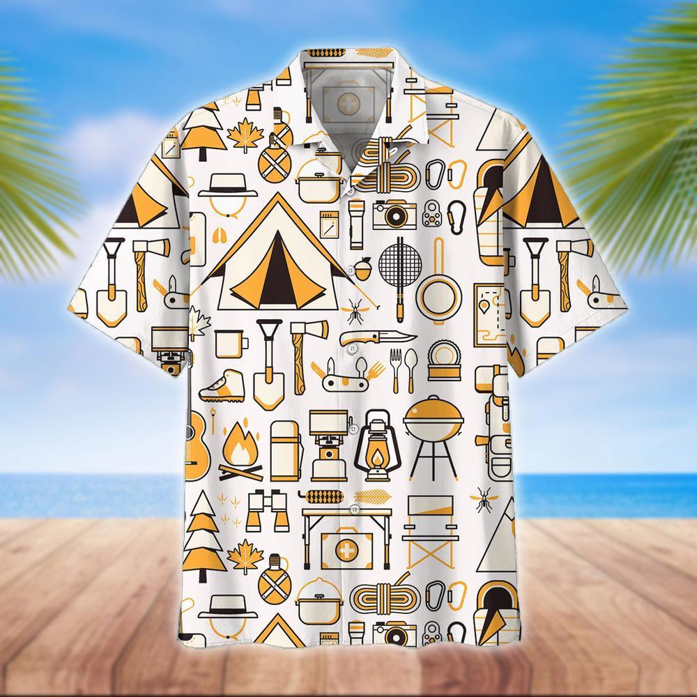 Camping Hawaiian Shirt 2 | Unique Beach Shirt Hawaiian