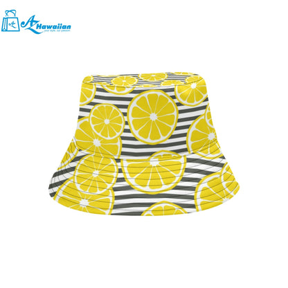 slice of lemon design pattern Unisex Bucket Hat