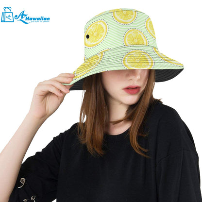 slice of lemon pattern Unisex Bucket Hat