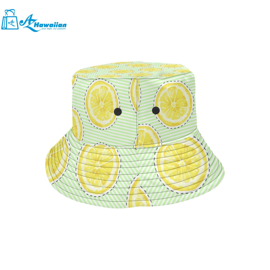 slice of lemon pattern Unisex Bucket Hat