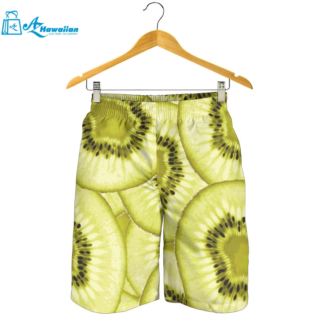 Sliced Kiwi Pattern Men Shorts