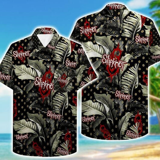 Slipknot Hawaiian VIII Graphic Print Short Sleeve 