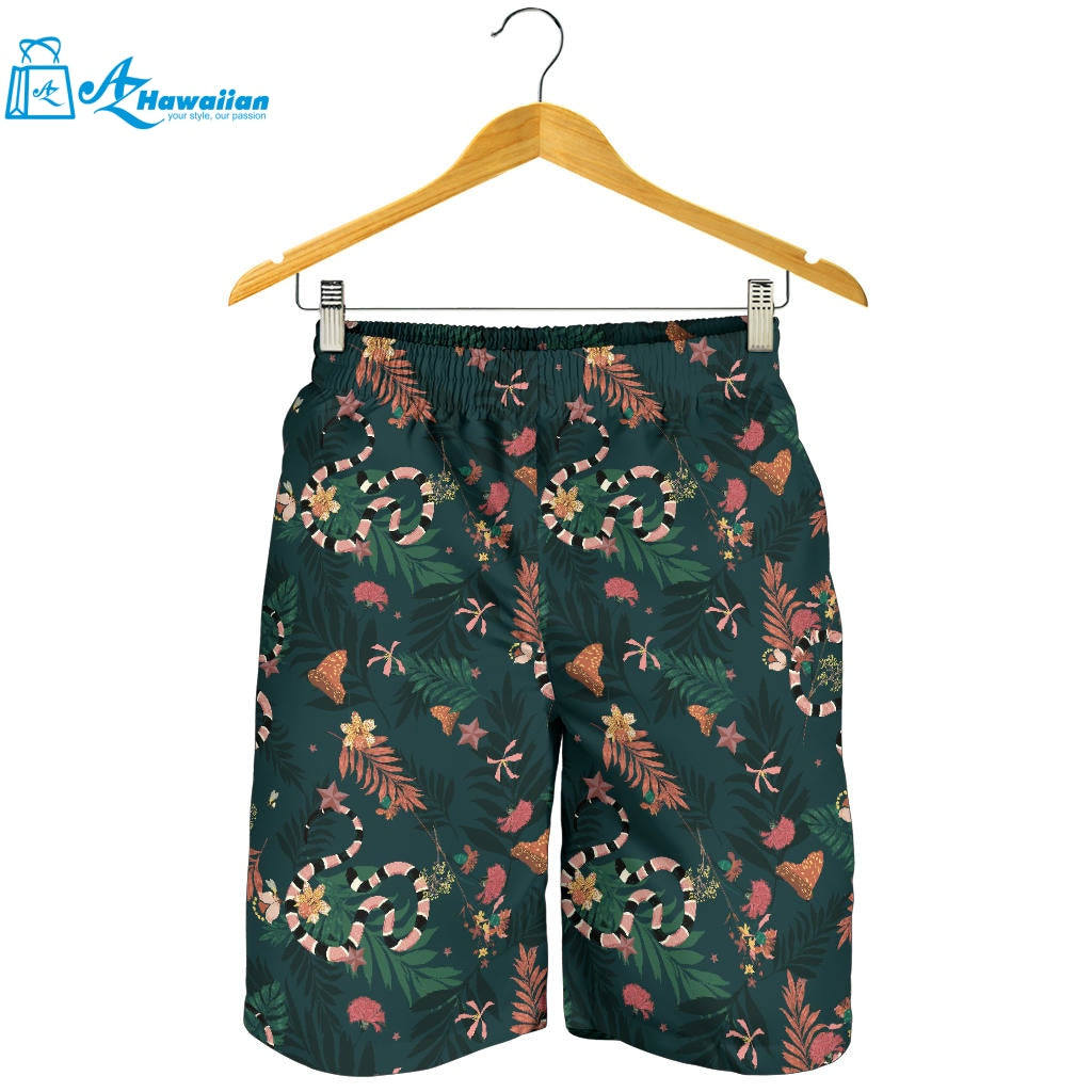 Snake Forest Pattern Men Shorts