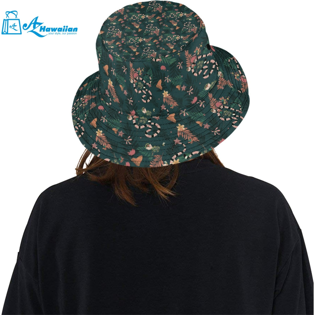 Snake forest pattern Unisex Bucket Hat