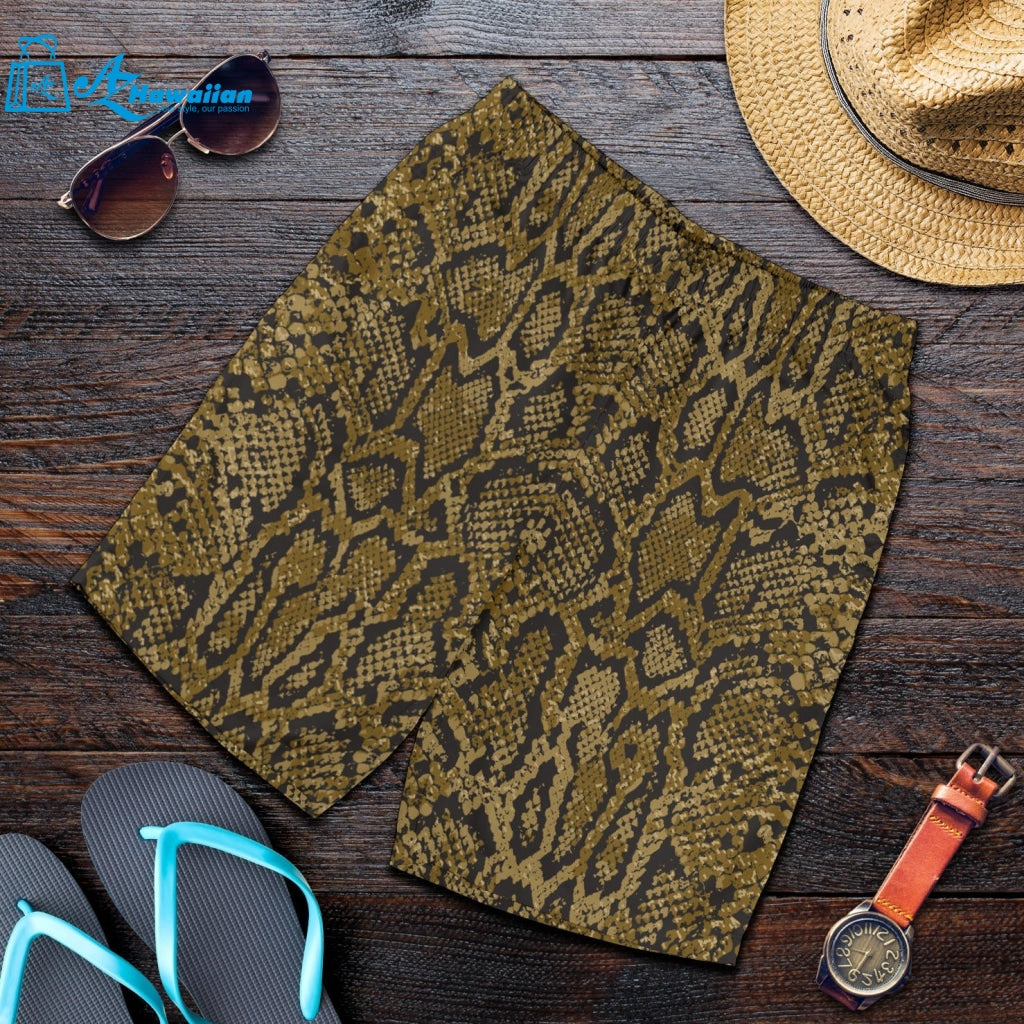 Snake Skin Pattern Men Shorts