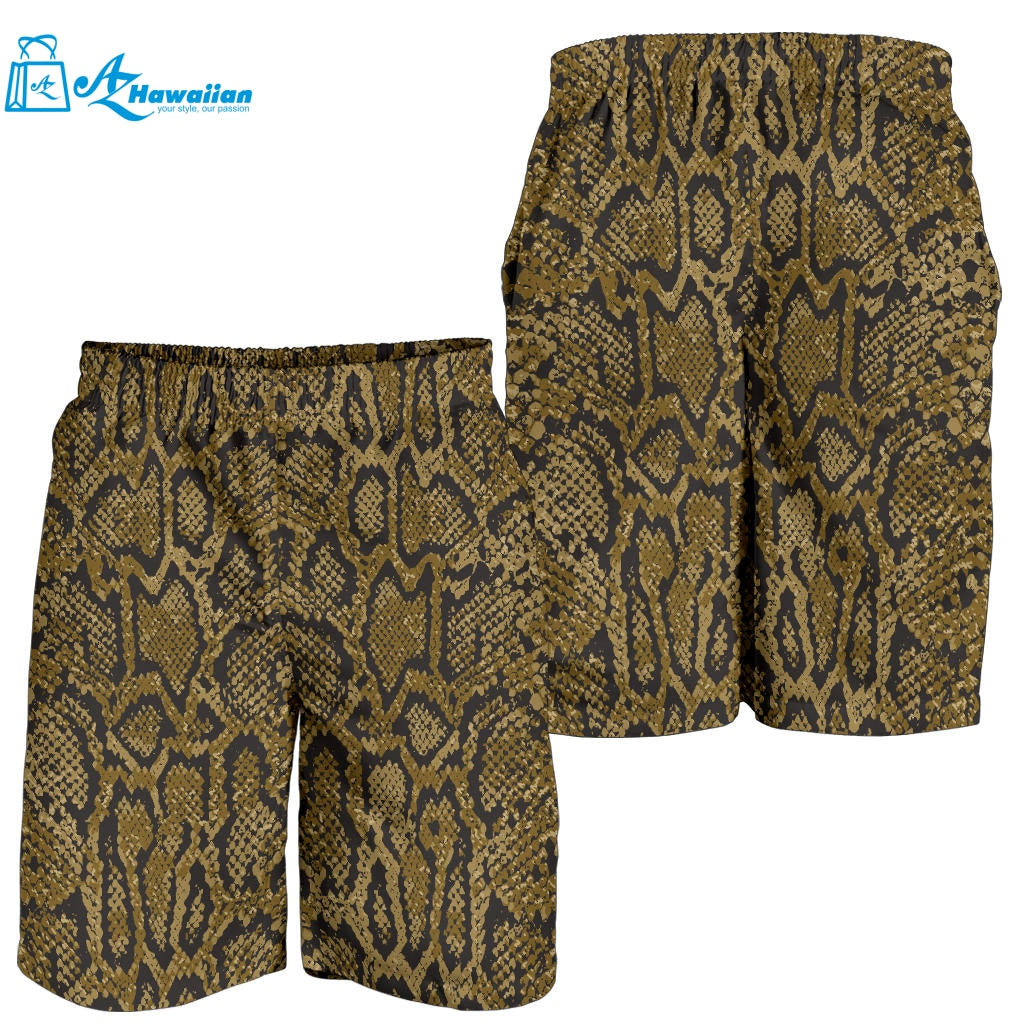 Snake Skin Pattern Men Shorts