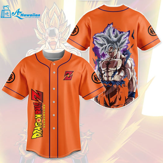 Songoku Dragon Ball Z All Over Print Unisex Baseball Jersey 