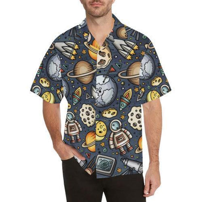 Space Pattern Hawaiian Shirt