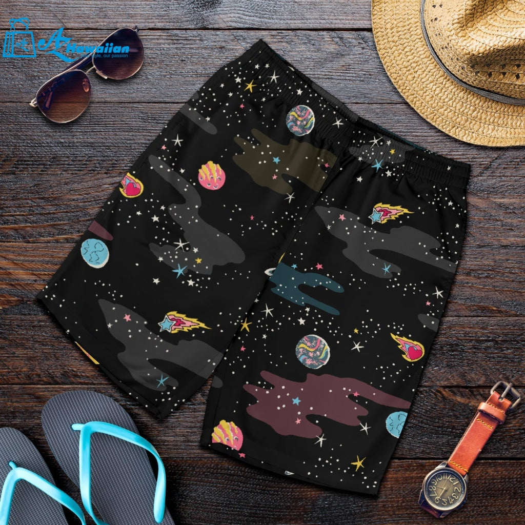 Space Pattern Men Shorts