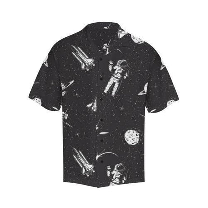 Space Pattern Print Hawaiian Shirt