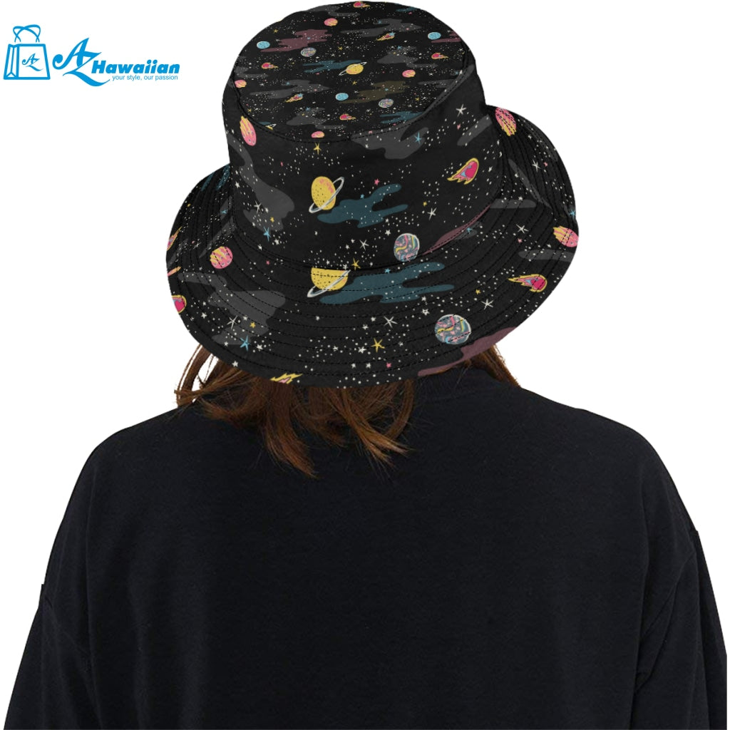 space pattern Unisex Bucket Hat