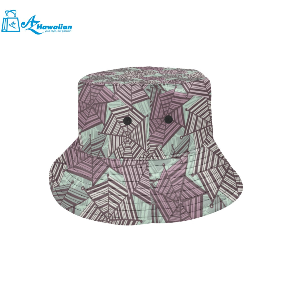 Spider web cobweb design color pattern Unisex Bucket Hat