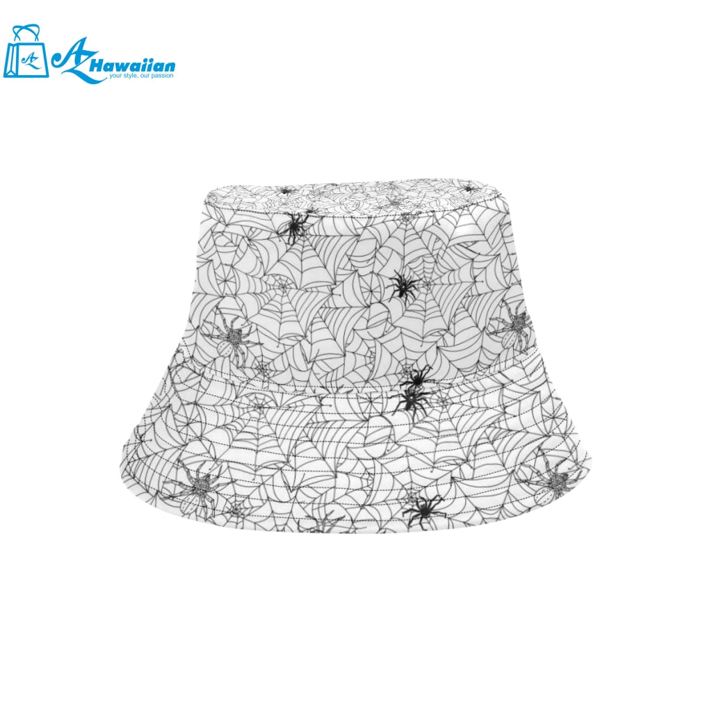 Spider web cobweb pattern Unisex Bucket Hat