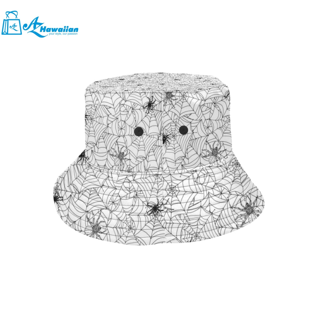 Spider web cobweb pattern Unisex Bucket Hat