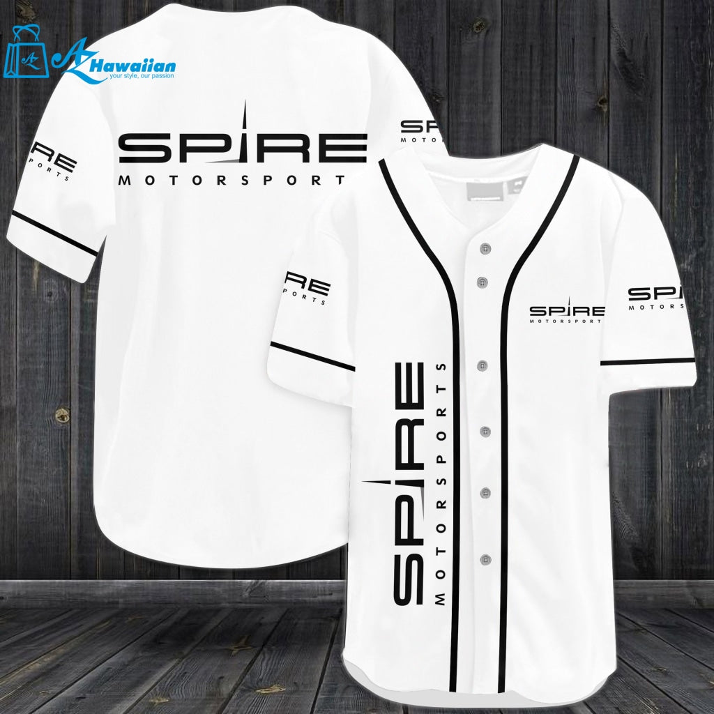 Spire Motorsports Baseball Jersey 