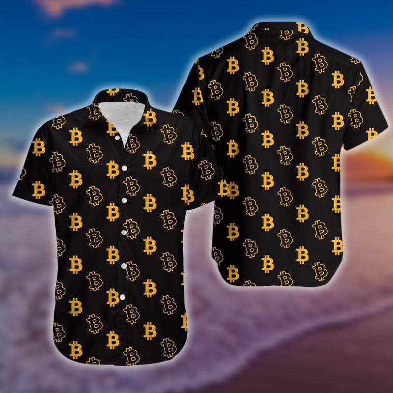 Amazing Bitcoin Pattern Unisex Hawaiian Shirt #1421V