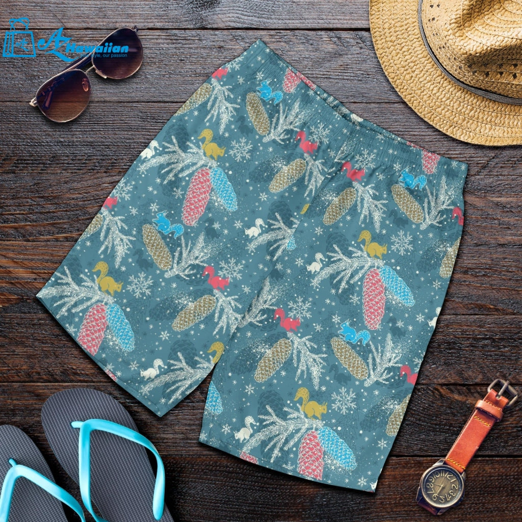 Squirrel Pattern Print Design 01 Men Shorts