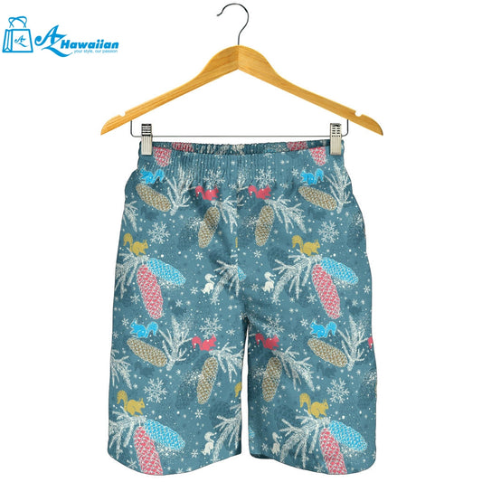 Squirrel Pattern Print Design 01 Men Shorts