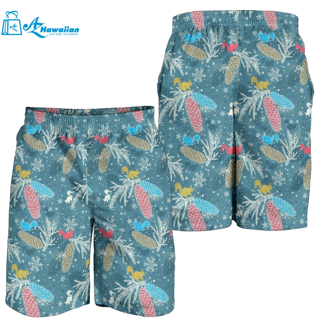 Squirrel Pattern Print Design 01 Men Shorts